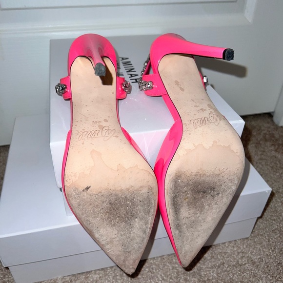 AMINAH ABDUL JILLIL Barbie Pink ELECTRIFYING Slingback - Picture 5 of 10